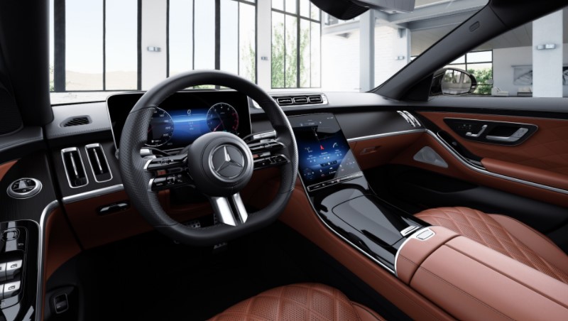 Mercedes S 450 4matic 9G - tronic AMG LONG | nový model 2021 | luxusní limuzína | benzin 367 koní | první objednávky nových aut online